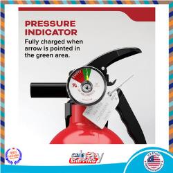Kidde Fire Extinguisher for Home, 1-A10-B, Red, 4 Pack with Bracket