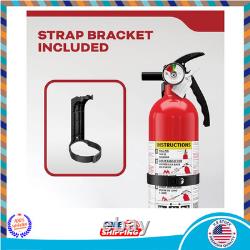 Kidde Fire Extinguisher for Home, 1-A10-B, Red, 4 Pack with Bracket