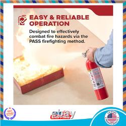 Kidde Fire Extinguisher for Home, 1-A10-B, Red, 4 Pack with Bracket