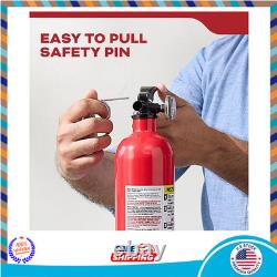 Kidde Fire Extinguisher for Home, 1-A10-B, Red, 4 Pack with Bracket