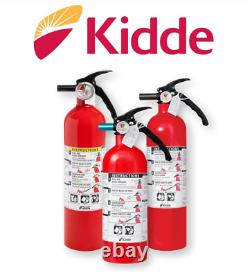 Kidde Fire Extinguisher for Home, 1-A10-B, Red, 4 Pack with Bracket