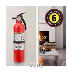 Kidde Fire Extinguisher for Home, 1-A10-BC, Dry Chemical Extinguisher, Red