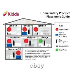 Kidde Rechargeable Fire Extinguisher Pro Series 210 Hose Easy Mount Bracket 2-Pk