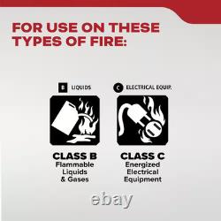Kitchen 10 BC Class BC 2.5 Lb. Fire Extinguisher 21030934 Lightweight Durable