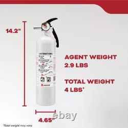 Kitchen 10 BC Class BC 2.5 Lb. Fire Extinguisher 21030934 Lightweight Durable