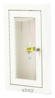 LOMA 7308-BB Fire Extinguisher Cabinet, Wall19inH, Whte