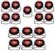 Large AFS Fire Ball Automatic Dry Powder Fire Extinguisher For Car House Pack 15