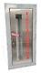 Larsen's 10 lb Recessed Stainless Steel Fire Extinguisher Cabinet SS2409-R2-VD