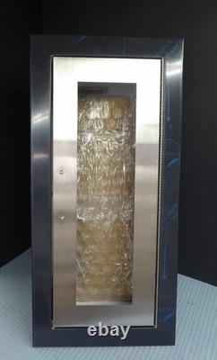 Larsens SS2409-R2 Recessed Stainless Steel Fire Extinguisher Cabinet