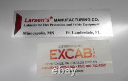 Larsens SS2409-R2 Recessed Stainless Steel Fire Extinguisher Cabinet