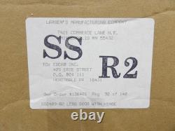 Larsens SS2409-R2 Recessed Stainless Steel Fire Extinguisher Cabinet