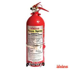 Lifeline Hand Held Extinguisher 2.4 Litre Capacity MSA/FIA Approved Race/Rally