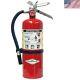 Lightweight 5 lb. Fire Extinguisher with Wall Bracket Rugged Steel Design