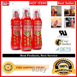 Lightweight Fire Extinguisher 3-Pack Safe for Electrical Fires & Non-Toxic