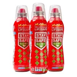 Lightweight Fire Extinguisher 3-Pack Safe for Electrical Fires & Non-Toxic