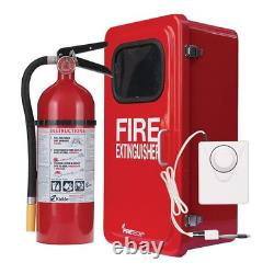Logistics 5 Lb ABC Pro Line Fire Extinguisher With Firetech Fiberglass Cabinet