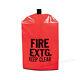 (Lot of 10 Covers) FIRE EXTINGUISHER COVERS (NO Window) for 10 to 20lb Extg