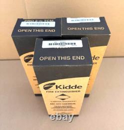 Lot of 3 Kidde Fire Extinguisher Dry Chemical 10-B C 2-1/2 LB EXPIRED 2018