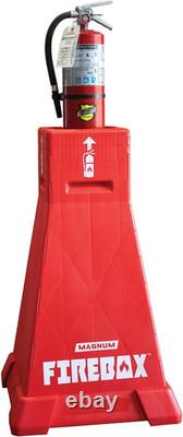 MAGNUM Firebox, Portable Fire Extinguisher Stand, OSHA Compliant, Emergency Fire