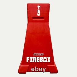 MAGNUM SAFE-ST Firebox Fire Extinguisher Stand OSHA Compliant Jobsites 30 Lbs