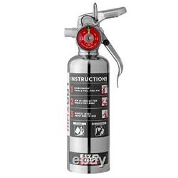 MaxOut Dry Chemical Car Fire Extinguisher 1.0 lb. Chrome(MX100C)