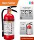 Multi-Purpose 4 lb Pro 210 Fire Extinguisher with Easy to Read Pressure Gauge