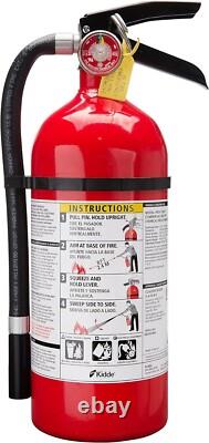 Multi-Purpose 4 lb Pro 210 Fire Extinguisher with Easy to Read Pressure Gauge