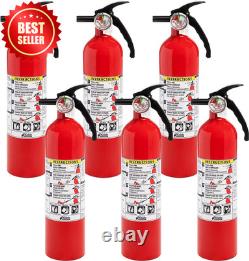 Multi Purpose Fire Extinguisher 1A10BC 6 Pack Home Office Dorm Residential