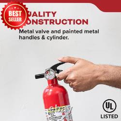 Multi Purpose Fire Extinguisher 1A10BC 6 Pack Home Office Dorm Residential