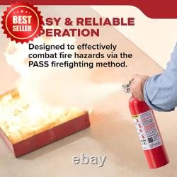 Multi Purpose Fire Extinguisher 1A10BC 6 Pack Home Office Dorm Residential