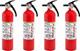 Multi Purpose Fire Extinguisher for Home, Office, Dorm, Residential, 1A10BC, 2 P