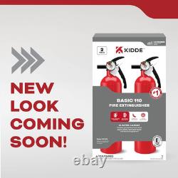 Multi Purpose Fire Extinguisher for Home, Office, Dorm, Residential, 1A10BC, 2 P