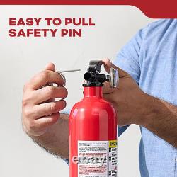 Multi Purpose Fire Extinguisher for Home, Office, Dorm, Residential, 1A10BC, 2 P