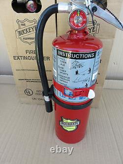 NEW 5-lbABC 3A40BC FIRE EXTINGUISHER 2024 CERTIFIED WithVEHICLE BRACKET/SIGN