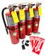 NEW 5LB Buckeye ABC Dry Chemical Fire Extinguisher with cert tags (4 pack)
