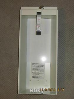 NEW 5lb. ABC FIRE EXTINGUISHER WithCABINET GLASS, LOCK & SIGN. COMPLETE PACKAGE