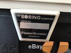 NEW Boring Company Not A Flamethrower, Fire Extinguisher and Propane tank
