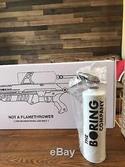 NEW Boring Company Not A Flamethrower, Fire Extinguisher and Propane tank