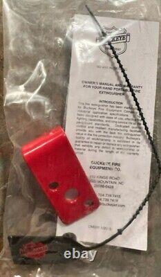 NEW, Buckeye, 2.5 Gallon Water Press. Fire Extinguisher WithWall Hook