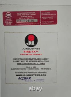 NEW JL Industries Fire Extinguisher Cabinet Model # 120116