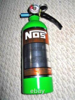NEW Lime Green Fire Extinguisher Looks Like NITROUS OXIDE BOTTLE Hot Rod UTV