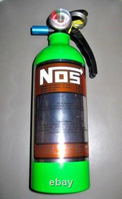 NEW Lime Green Fire Extinguisher Looks Like NITROUS OXIDE BOTTLE Hot Rod UTV