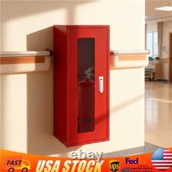 NEW! Wall Mount Fire Extinguisher Cabinet Heavy Duty Fire Extinguisher Holder