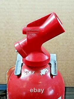 NOS 1969 Chrysler Parts Dealer Dry Chemical Red Fire Extinguisher Mopar 3419438