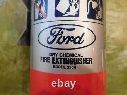 NOS Ford fire extinguisher and mounting bracket NOS in the BOX! Nice show piece