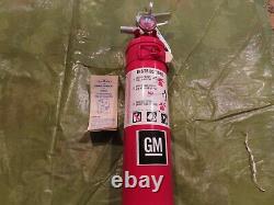 NOS GM Fire Extinguisher Chevy Impala Camaro Chevelle Corvette GNX 1980's and 90