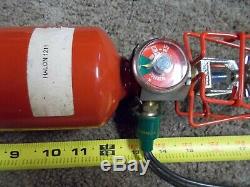 NOS Halon 1211 Fire Extinguisher Automatically Deploy Viking Blue Straight Head