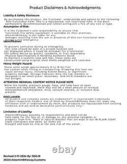 New! 3 Lbs Fire Extinguisher Diversion Safe. Plain View Extinguisher Stash Spot