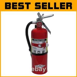 New 5lb Class A B C Fire Extinguisher with Durable Vehicle Mounting Bracket