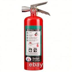 New Badger 5 lb. Halotron Class B C Fire Extinguisher ISO-9002 / ANSI/UL Tested